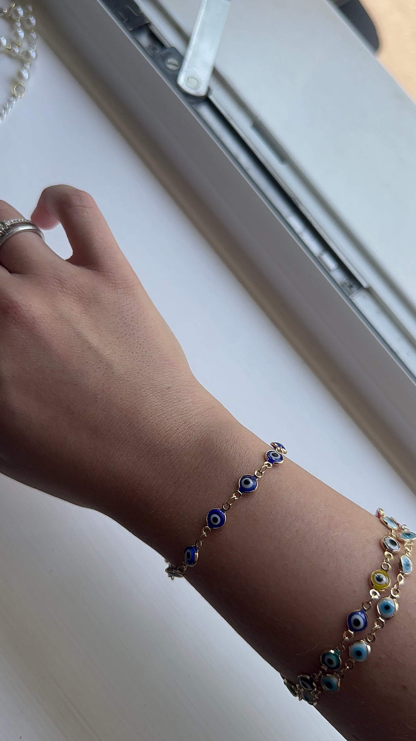 Dark blue evil eye
