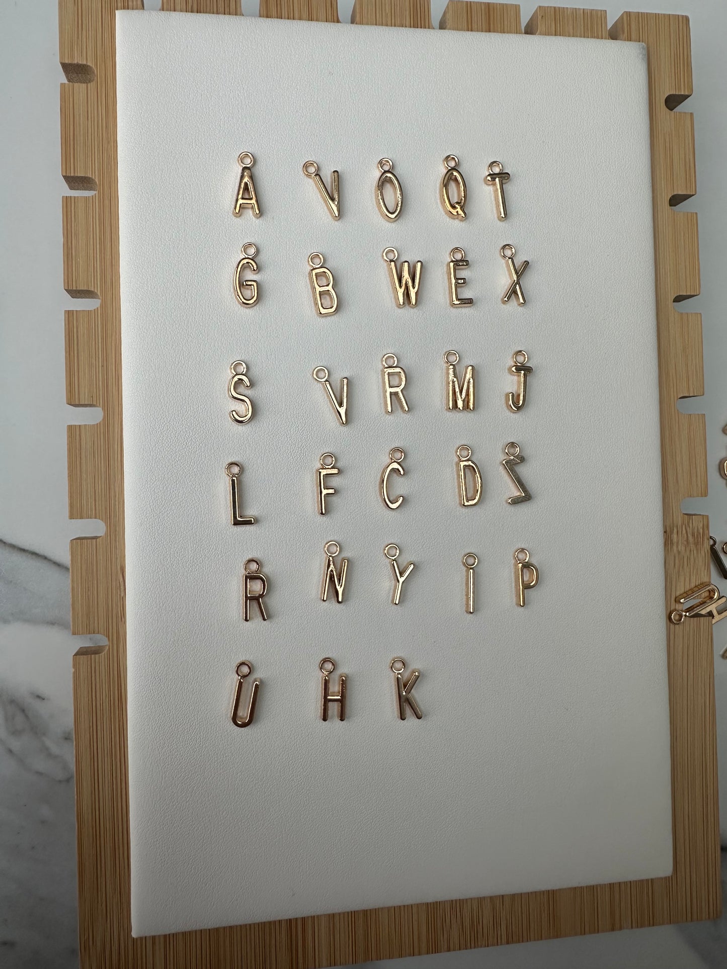 Gold-Custom charm necklace🫶🏼