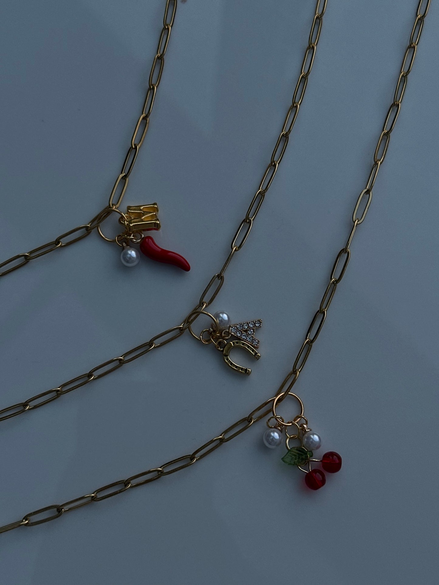Custom ‘Ring Me’ necklace🍒